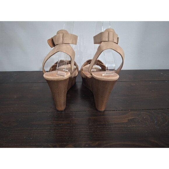 Indigo Road Kortney Beige Wedge Platform Heels/Pre-owned, Sz. 8M EUC - Picture 6 of 8